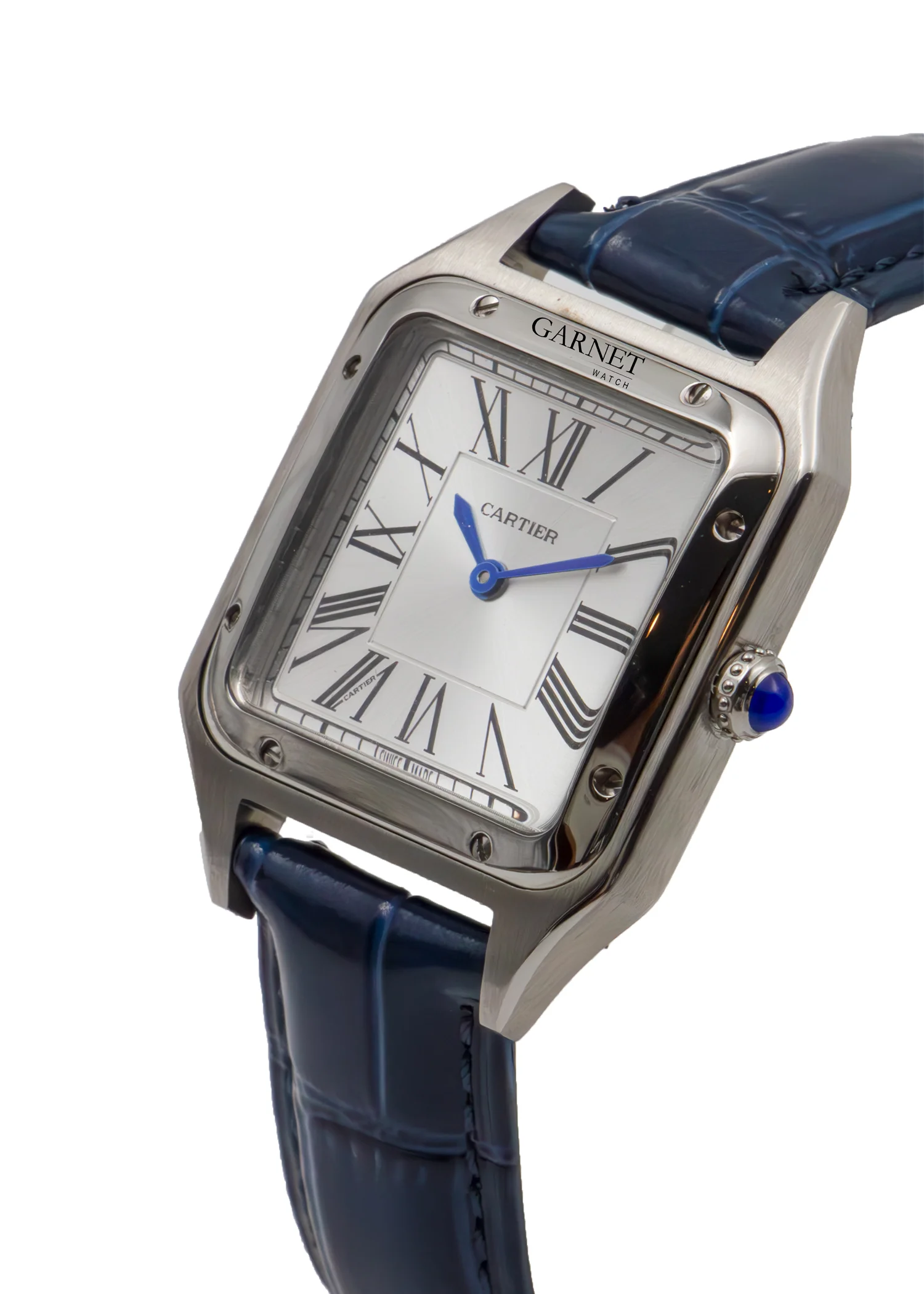 ساعت کارتیه زنانه متوسط سانتوز دومنت استیل Cartier Santos Dumont